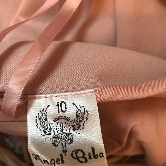 Halter top, pink/tan, strappy LF dress - Picture 6 of 6